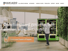 Tablet Screenshot of hakado.nl